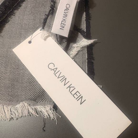 CALVIN KLEIN Monogram CK Pashmina Scarf - Picture 7 of 7